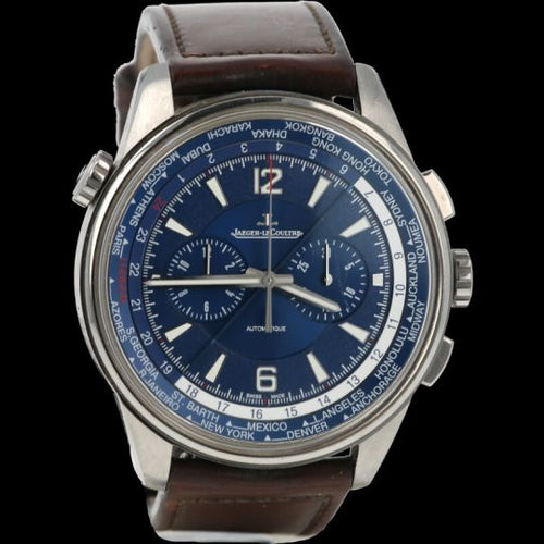 Montre Jaeger-LeCoultre Polaris - Montre chronographe worldtime en titane 58 Facettes MT43586