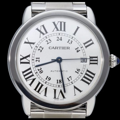 Montre Cartier Ronde Solo - Montre ronde automatique 42 mm 58 Facettes MT44076