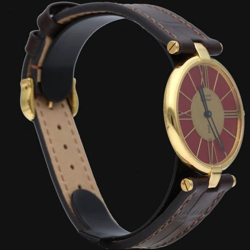 Montre Cartier Must - Montre femme en vermeil, quartz 58 Facettes MT43322