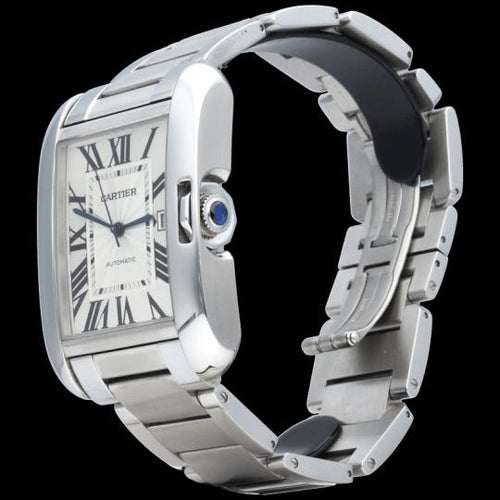 Montre Cartier Tank Anglaise XL - Montre homme automatique en acier 58 Facettes MT44066