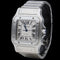 Montre Cartier Santos Galbée XL - Montre automatique femme en acier 58 Facettes MT44079