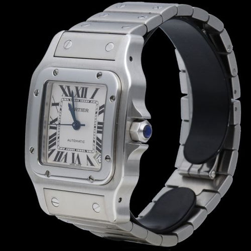 Montre Cartier Santos Galbée XL - Montre automatique femme en acier 58 Facettes MT44079