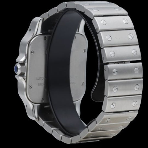 Montre Cartier Santos Galbée XL - Montre automatique femme en acier 58 Facettes MT44079