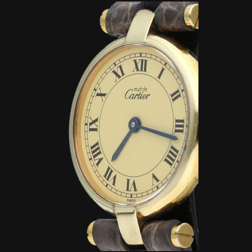 Montre Cartier Must de Cartier Vermeil - Montre femme quartz 58 Facettes MT41231