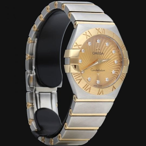 Montre Omega Constellation - Montre femme 27 mm en or jaune et acier 58 Facettes MT43994