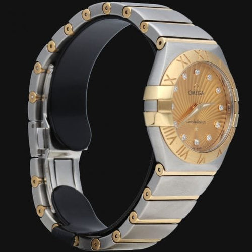 Montre Omega Constellation - Montre femme 27 mm en or jaune et acier 58 Facettes MT43994