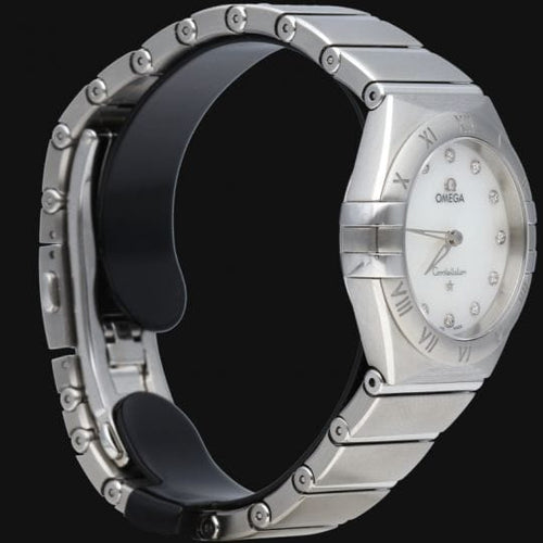 Montre Omega Constellation - Montre femme 28 mm en acier 58 Facettes MT43989