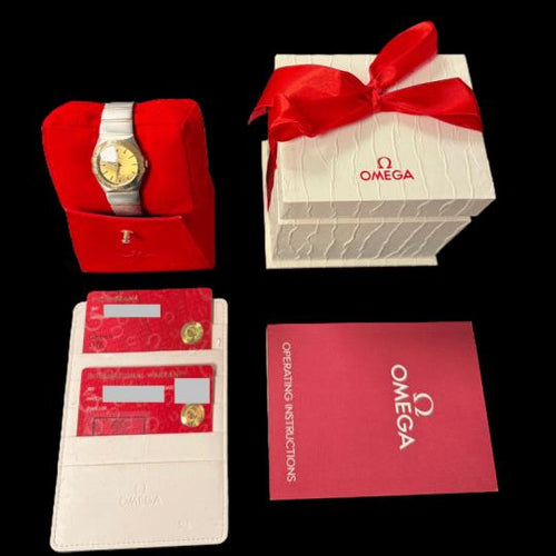 Montre Omega Constellation - Montre femme 27 mm en or jaune et acier 58 Facettes MT43990