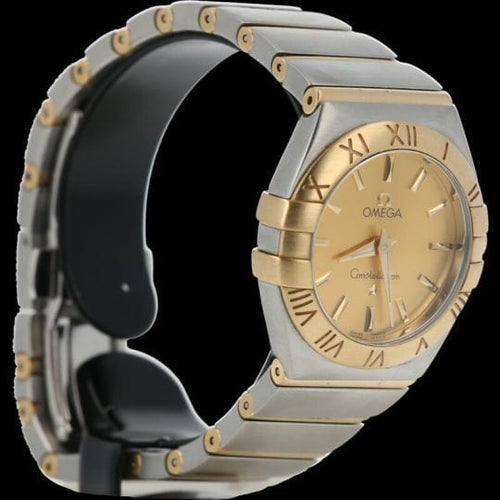 Montre Omega Constellation - Montre femme 27 mm en or jaune et acier 58 Facettes MT43990