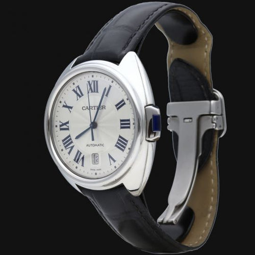 Montre Cartier Clé de Cartier - Montre automatique 40 mm en acier 58 Facettes MT44001
