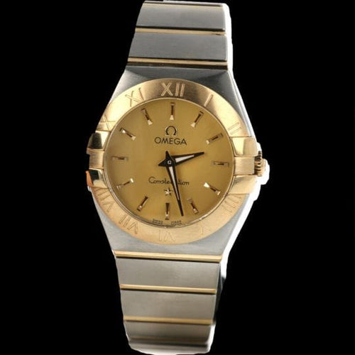 Montre Omega Constellation - Montre femme 24 mm en or jaune et acier 58 Facettes MT42912
