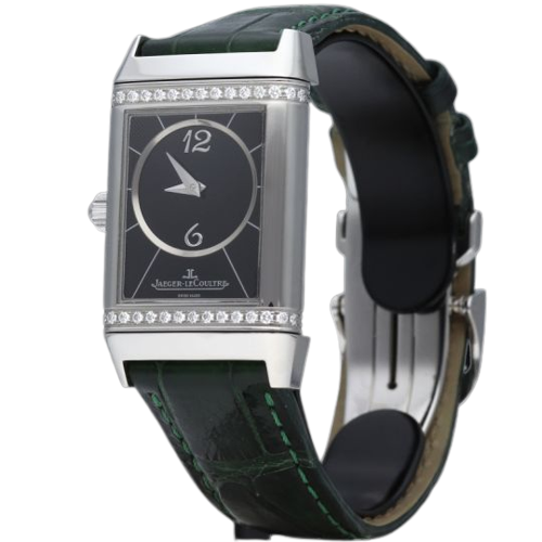 Jaeger-LeCoultre Reverso Classic - Montre Medium Duetto en acier