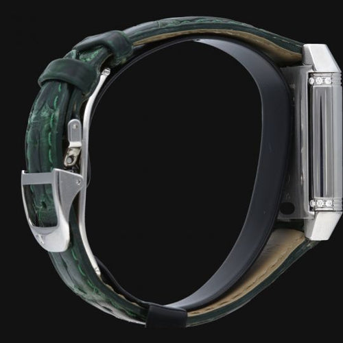 Montre Jaeger-LeCoultre Reverso Classic - Montre Medium Duetto en acier 58 Facettes MT44186