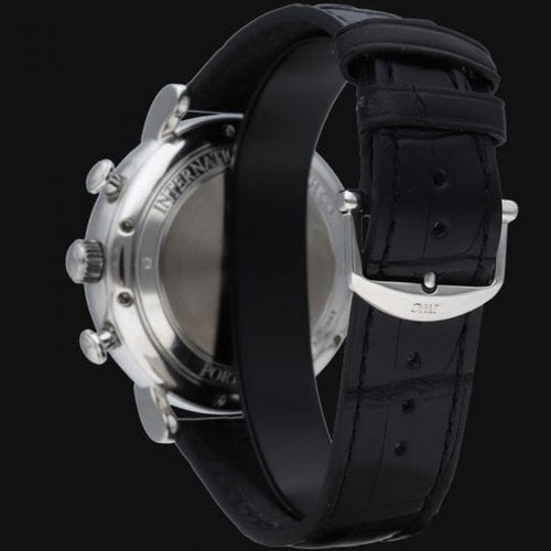 Montre IWC Portofino - Montre chronographe automatique homme en acier 58 Facettes MT43611