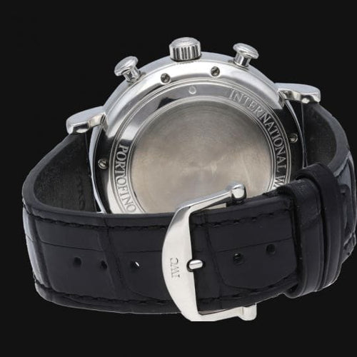 Montre IWC Portofino - Montre chronographe automatique homme en acier 58 Facettes MT43611