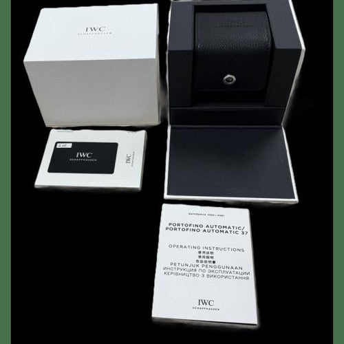 Montre IWC Portofino - Montre automatique 37 mm en acier 58 Facettes MT43609