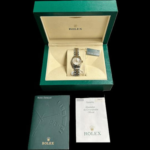 Montre Rolex Lady-Datejust - Montre 26 mm en or rose et acier 58 Facettes MT44157