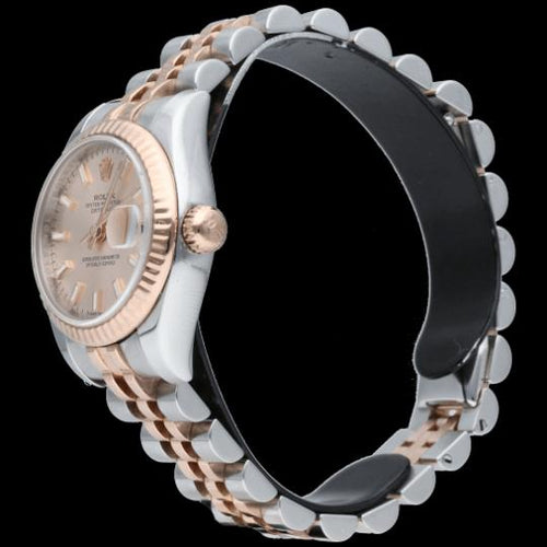 Montre Rolex Lady-Datejust - Montre 26 mm en or rose et acier 58 Facettes MT44157