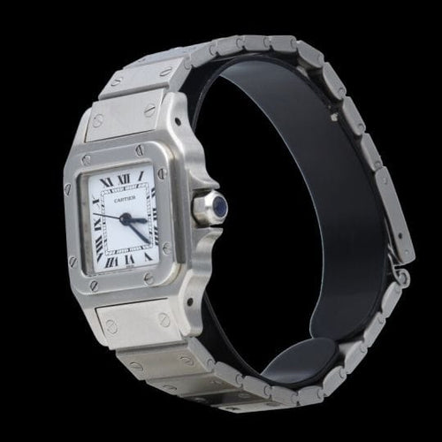Montre Cartier Santos - Montre femme en acier 23 mm 58 Facettes MT44282
