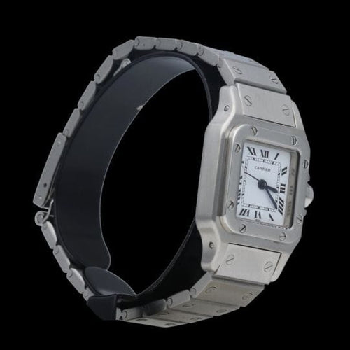 Montre Cartier Santos - Montre femme en acier 23 mm 58 Facettes MT44282