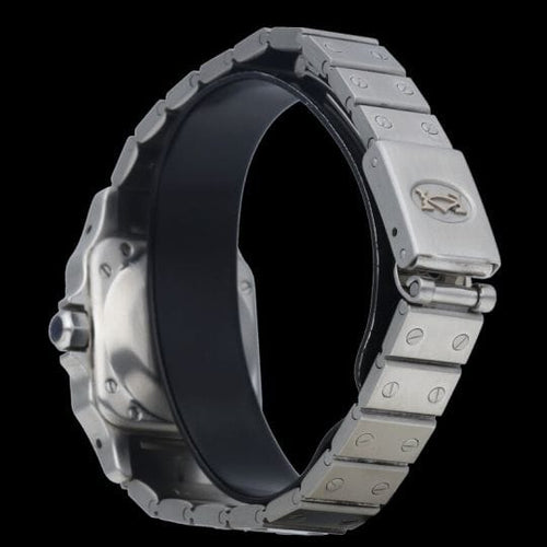 Montre Cartier Santos - Montre femme en acier 23 mm 58 Facettes MT44282