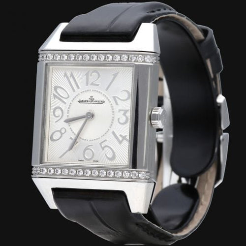 Montre Jaeger-LeCoultre Reverso Squadra Lady - Montre quartz femme en acier 58 Facettes MT44221