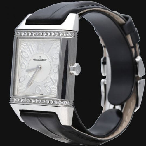 Montre Jaeger-LeCoultre Reverso Squadra Lady - Montre quartz femme en acier 58 Facettes MT44221