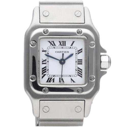 Montre Cartier Santos - Montre automatique en acier 58 Facettes MT44283