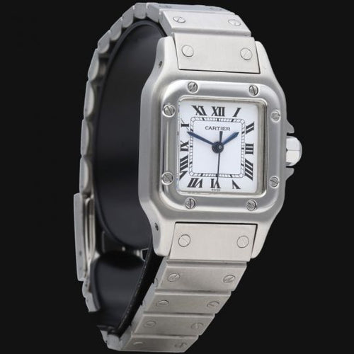Montre Cartier Santos - Montre automatique en acier 58 Facettes MT44283