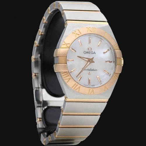 Montre Omega Constellation - Montre femme 27 mm en or jaune et acier 58 Facettes MT43991