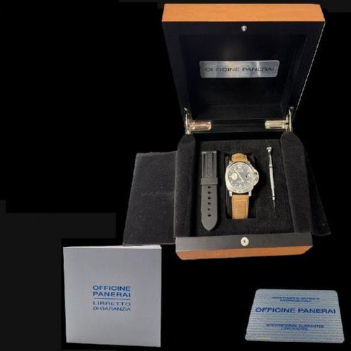 Montre Panerai Luminor Marina - Montre automatique homme 44 mm acier 58 Facettes MT43503