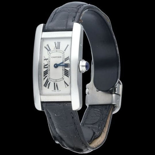 Montre Cartier Tank Américaine PM - Montre femme en acier 58 Facettes MT44134