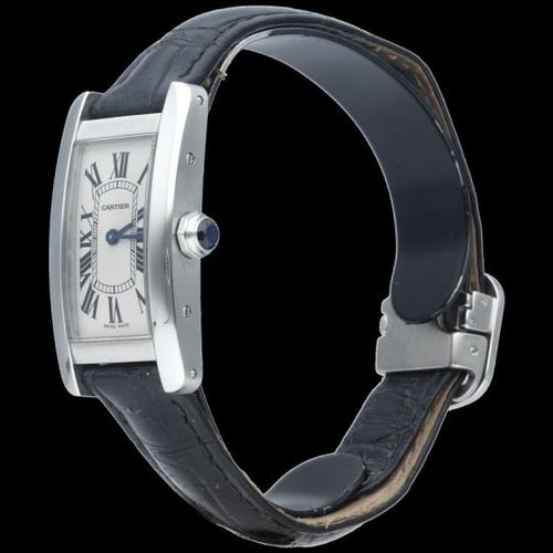 Montre Cartier Tank Américaine PM - Montre femme en acier 58 Facettes MT44134