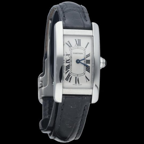 Montre Cartier Tank Américaine PM - Montre femme en acier 58 Facettes MT44134