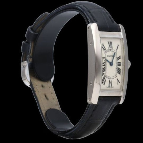 Montre Cartier Tank Américaine - Montre femme en or blanc quartz 58 Facettes MT44190