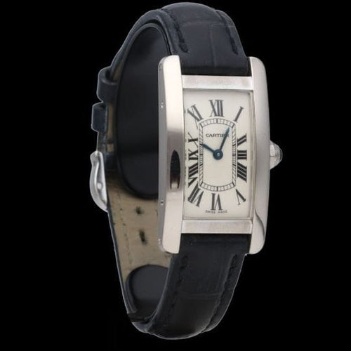 Montre Cartier Tank Américaine - Montre femme en or blanc quartz 58 Facettes MT44190