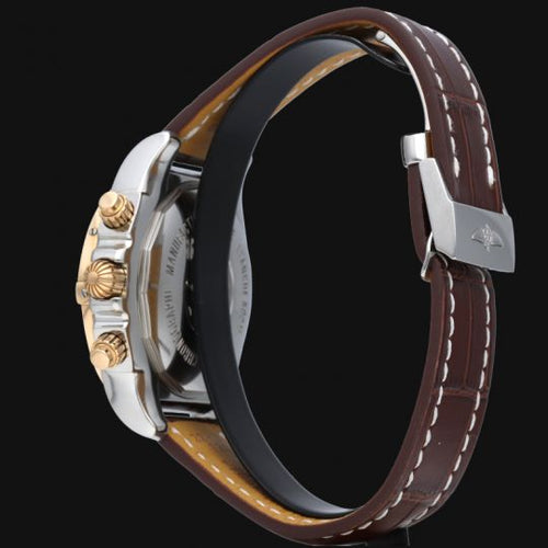 Montre Breitling Chronomat 44 B01 - Montre chronographe en or rose et acier 58 Facettes MT43474