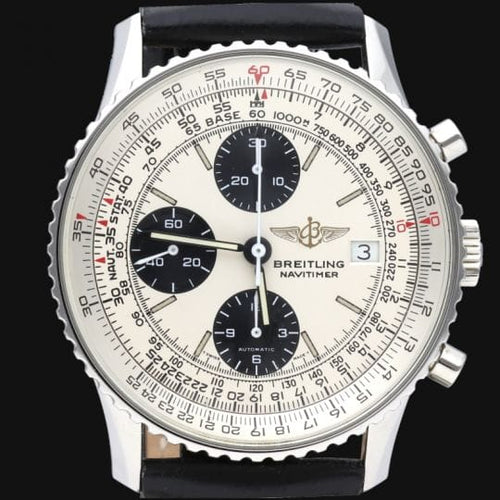 Montre Breitling Old Navitimer - Montre homme automatique en acier 41 mm 58 Facettes MT43468