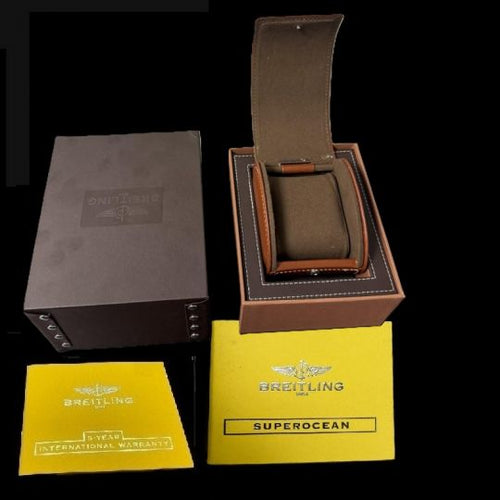 Montre Breitling Superocean - Montre automatique chronomètre 5000 ft acier 42 mm 58 Facettes MT43445