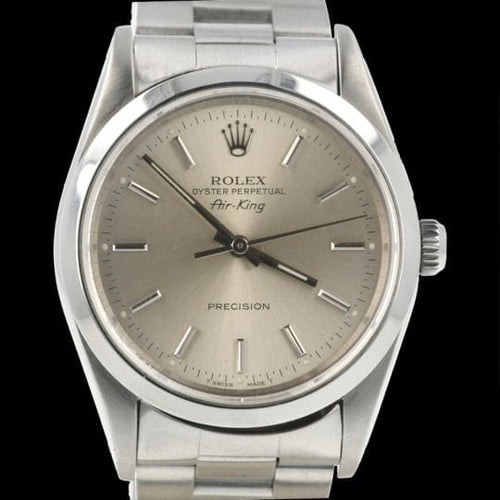 Montre Rolex Air-King - Montre homme automatique en acier 34 mm 58 Facettes MT43446