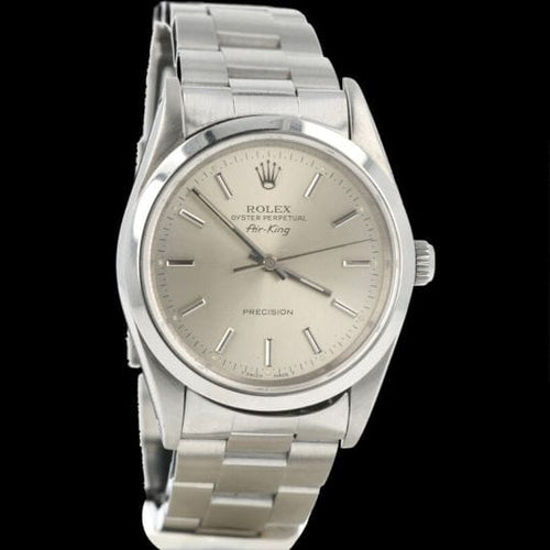 Montre Rolex Air-King - Montre homme automatique en acier 34 mm 58 Facettes MT43446