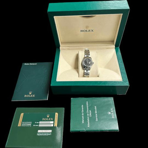 Montre Rolex Lady-Datejust 26 - Montre Oyster Perpetual en acier 58 Facettes MT44131