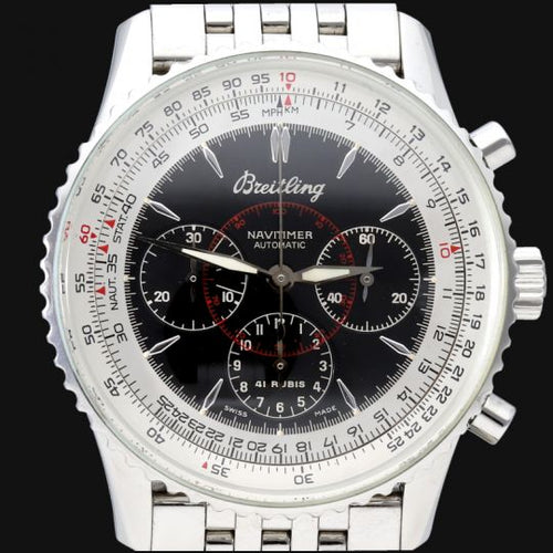 Montre Breitling Navitimer Montbrillant - Montre homme automatique en acier 58 Facettes MT43889