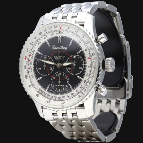 Montre Breitling Navitimer Montbrillant - Montre homme automatique en acier 58 Facettes MT43889