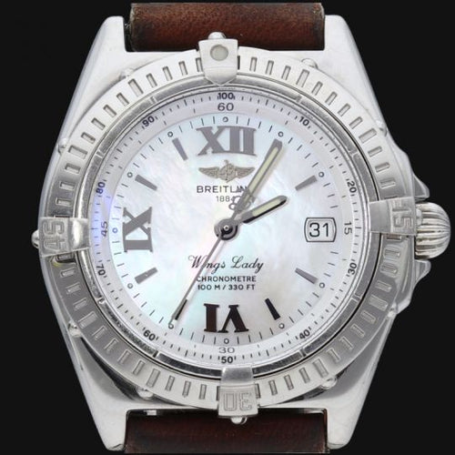 Montre Breitling Wings Lady - Montre femme en acier 31 mm 58 Facettes MT44333