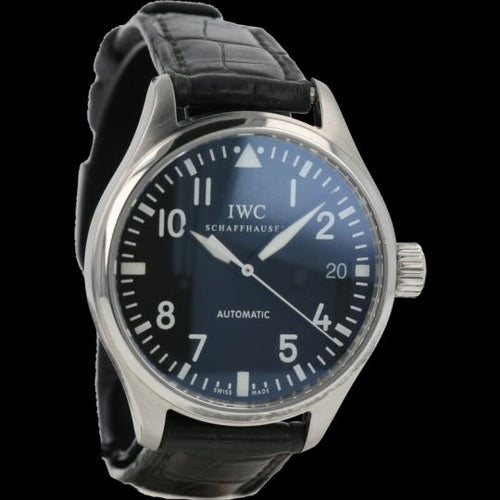 Montre IWC Pilot - Montre automatique mid-size en acier 34 mm 58 Facettes MT43603