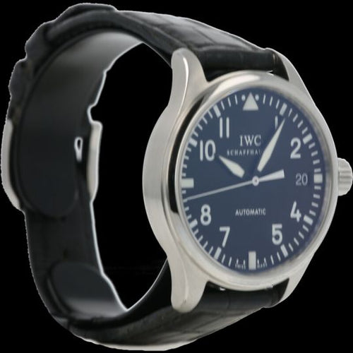 Montre IWC Pilot - Montre automatique mid-size en acier 34 mm 58 Facettes MT43603
