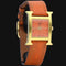Montre Hermès Heure H - Montre femme quartz plaqué or 21 mm 58 Facettes MT43551