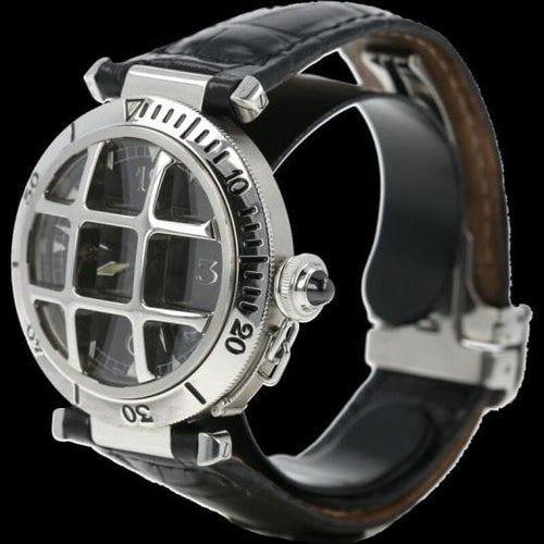 Montre Cartier Pasha - Montre automatique 38 mm en acier 58 Facettes MT44199