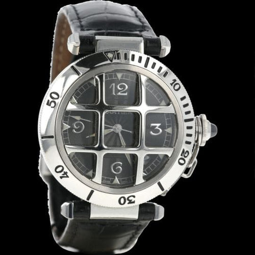 Montre Cartier Pasha - Montre automatique 38 mm en acier 58 Facettes MT44199
